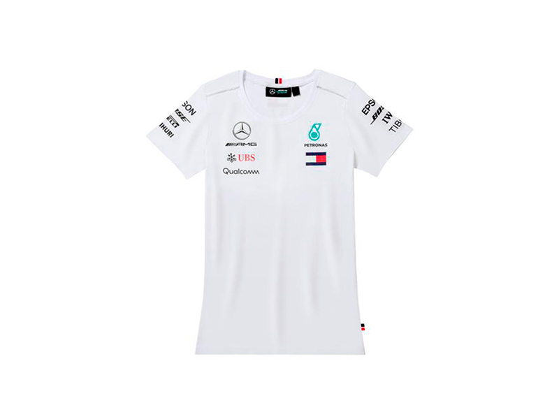 CAMISETA OFICIAL PILOTO FORMULA 1 - blanco - Diveparts