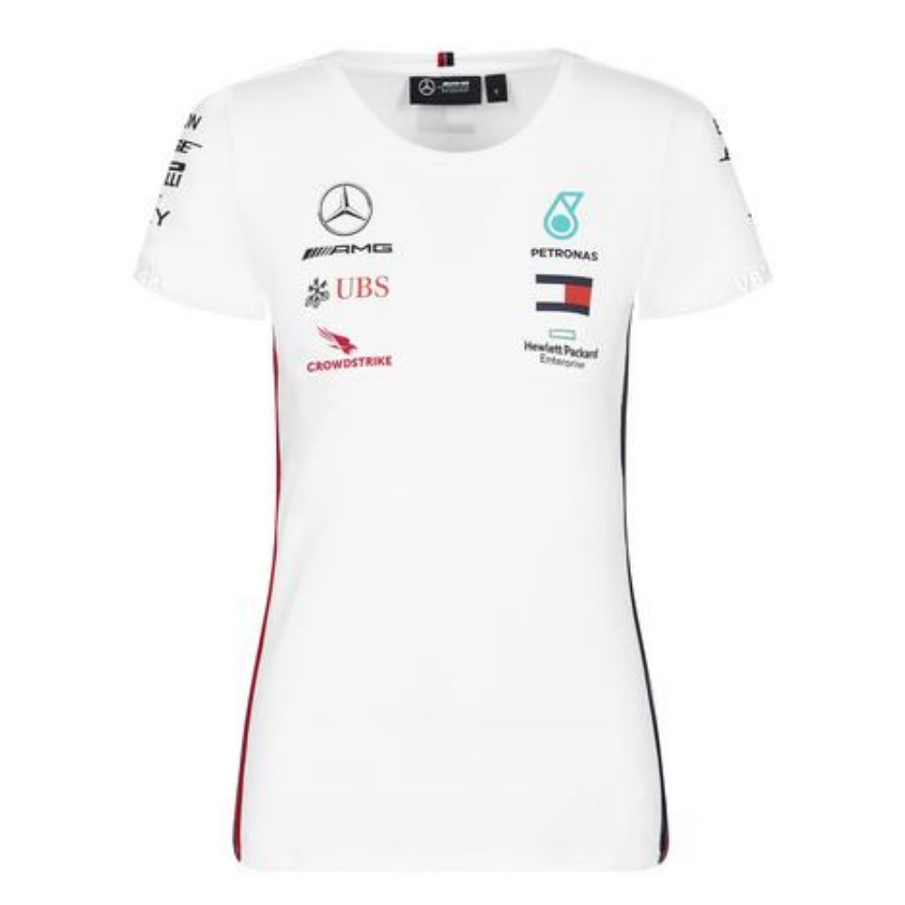 CAMISETA OFICIAL PILOTO FORMULA 1 - blanco - Diveparts